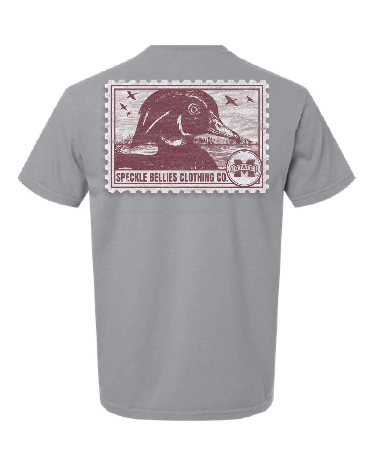MSU Gray Speckle Bellies Tee