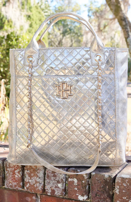 Gold Caroline Hill Tote