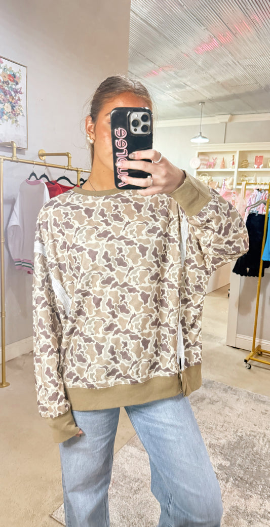 Camo Pullover