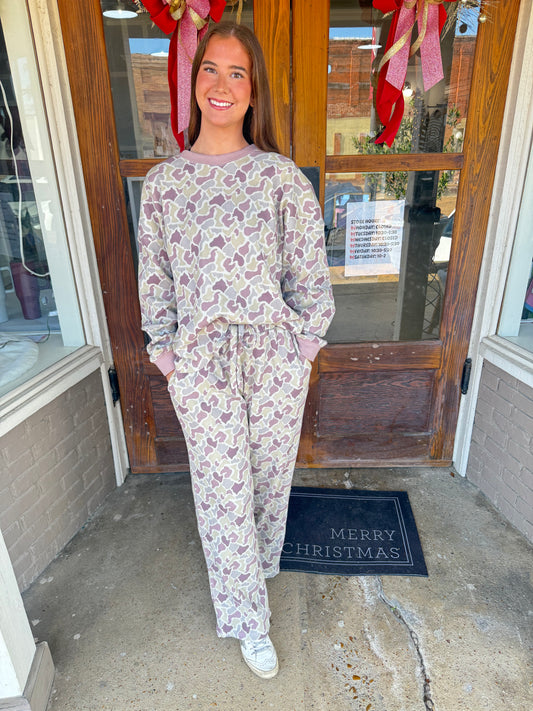 Camo Lulu Mac Waffle Pants