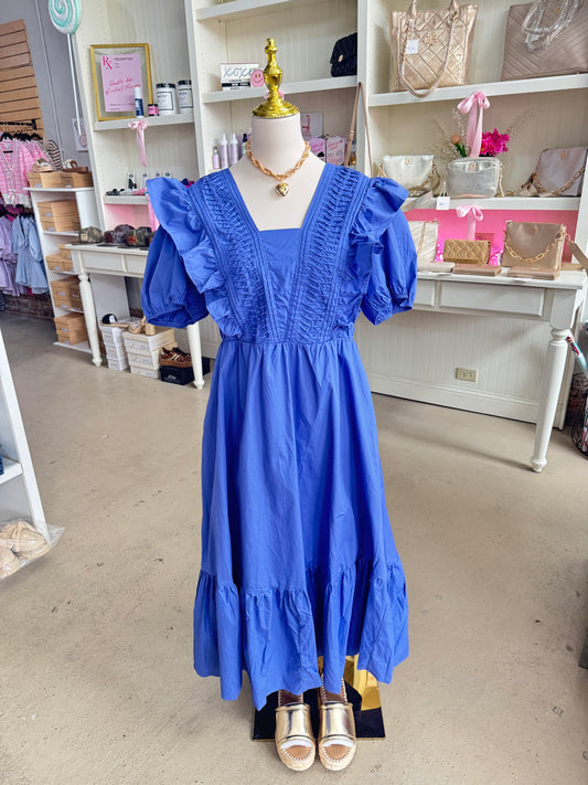 Blue Plus Dress