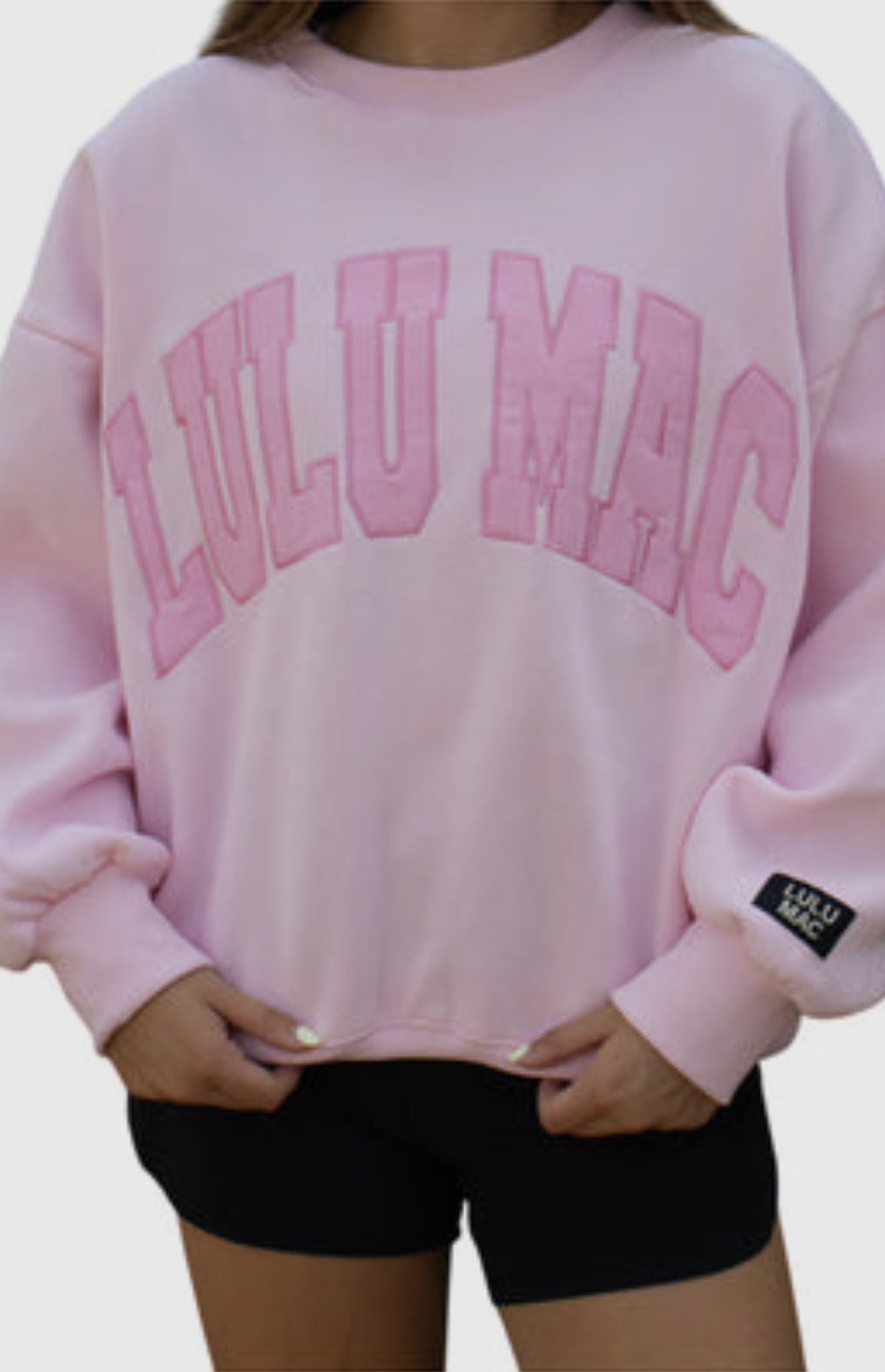 Pink Monochrome Lulu Mac Sweatshirt