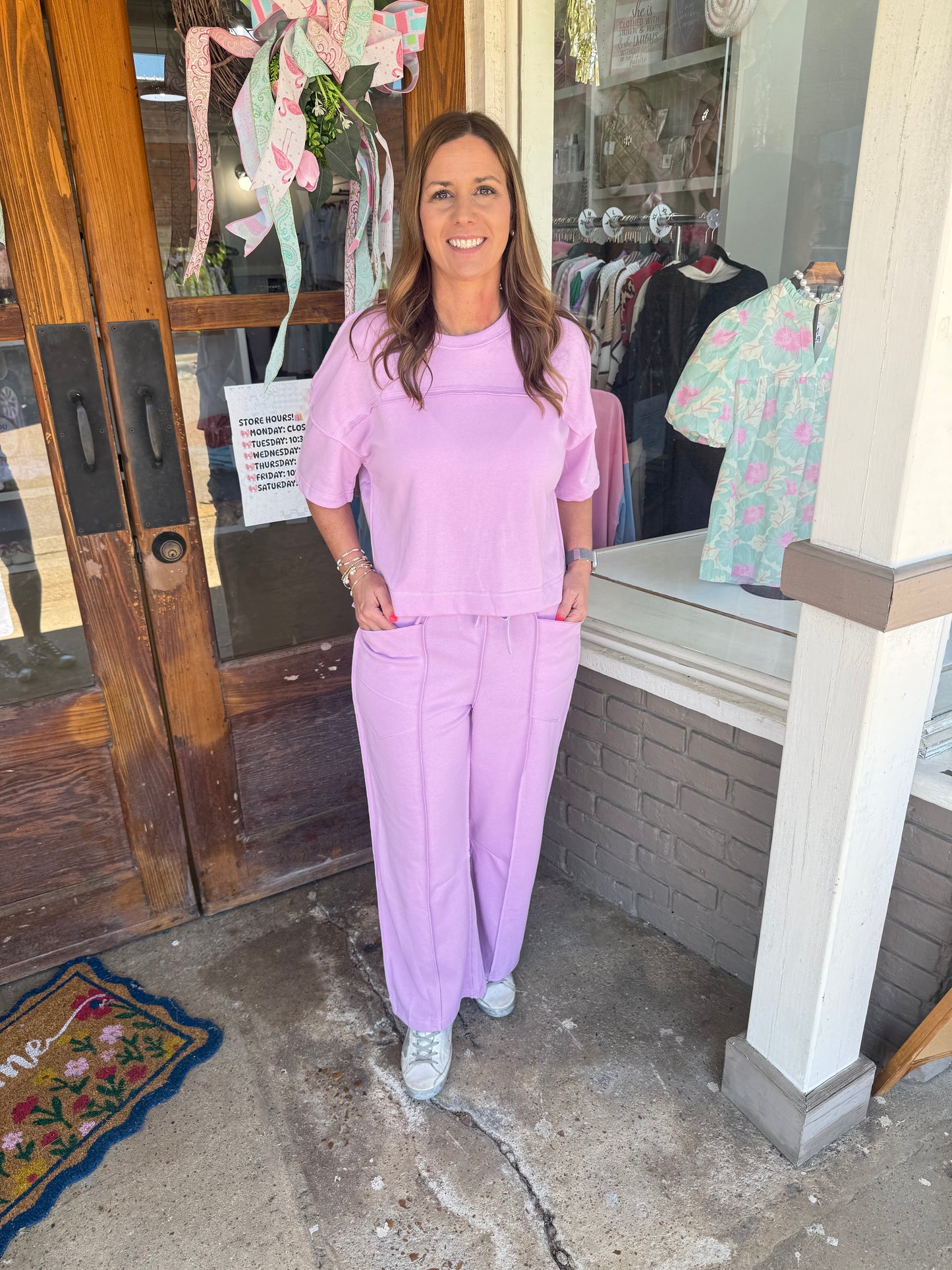 Purple Barrel Pant Set