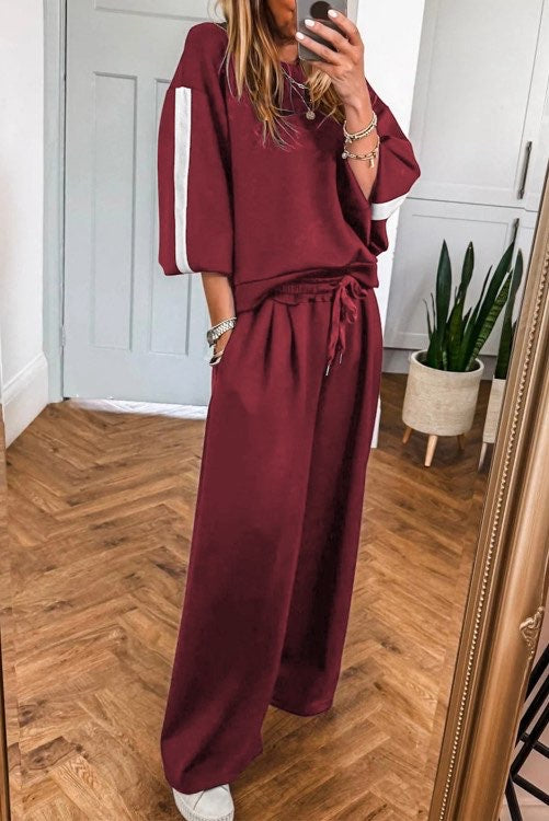 Maroon Pant Set
