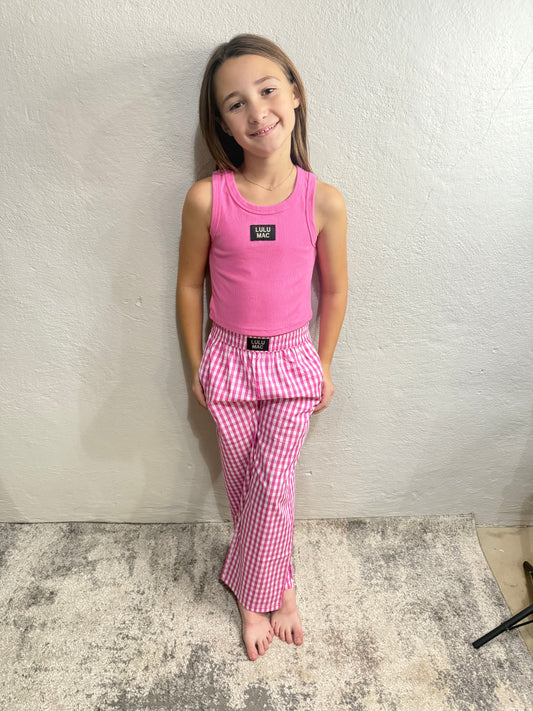 Kid’s Pink Lulu Mac Tank