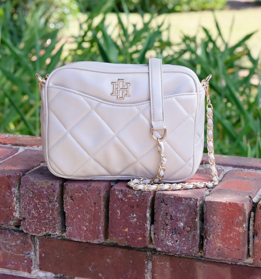 Pearl Quilted Caroline Hill Bag