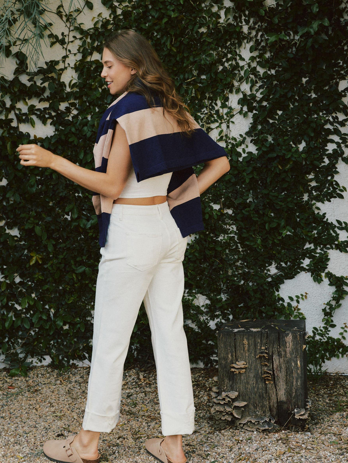 White Vervet Jeans