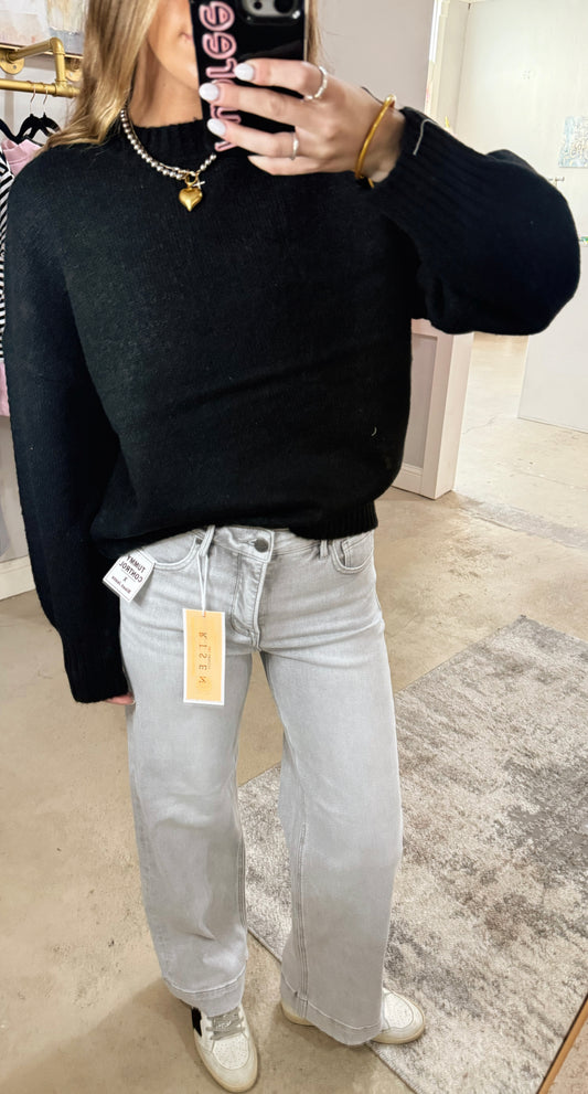 Light Grey Risen Jeans