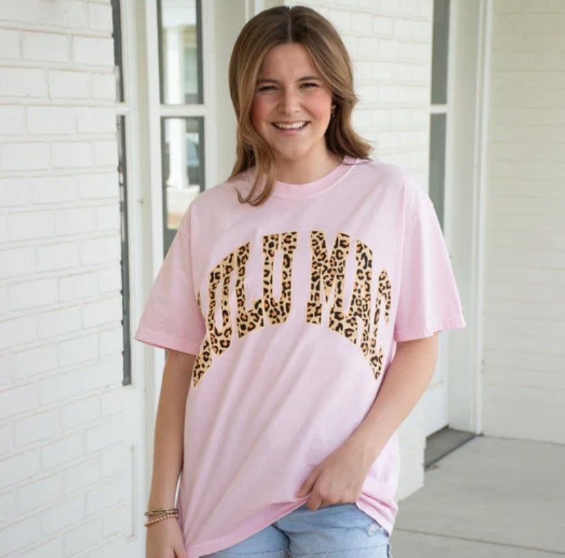 Pink Leopard Lulu Mac Tee