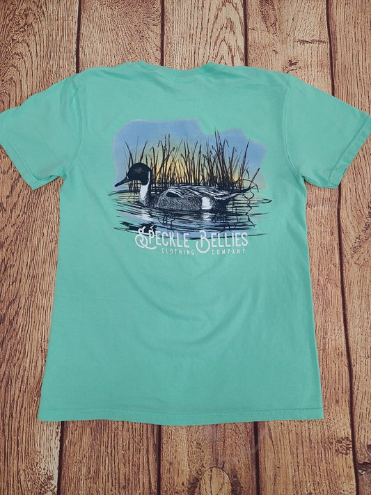 Mint Duck Speckle Bellies Tee