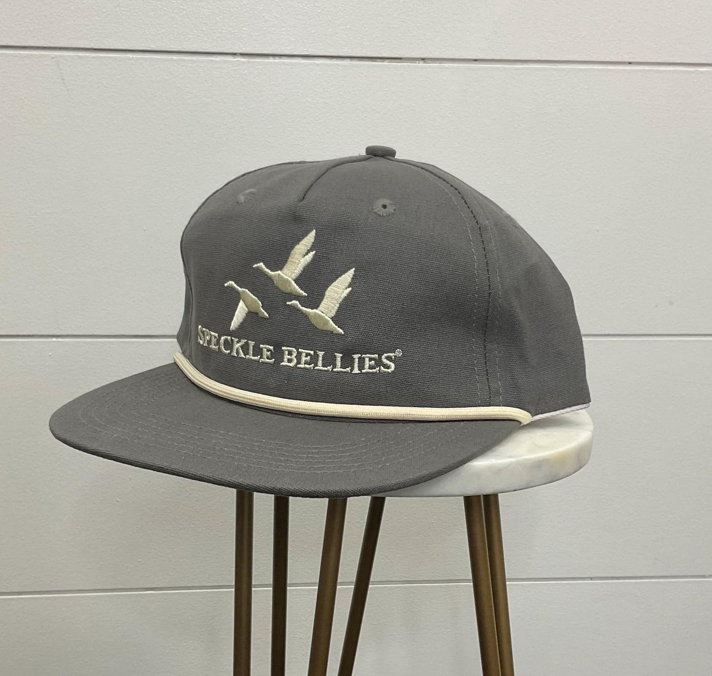 Grey Speckle Bellies Rope Hat