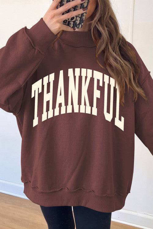 Thankful/Gobble Reversible Mock-Neck