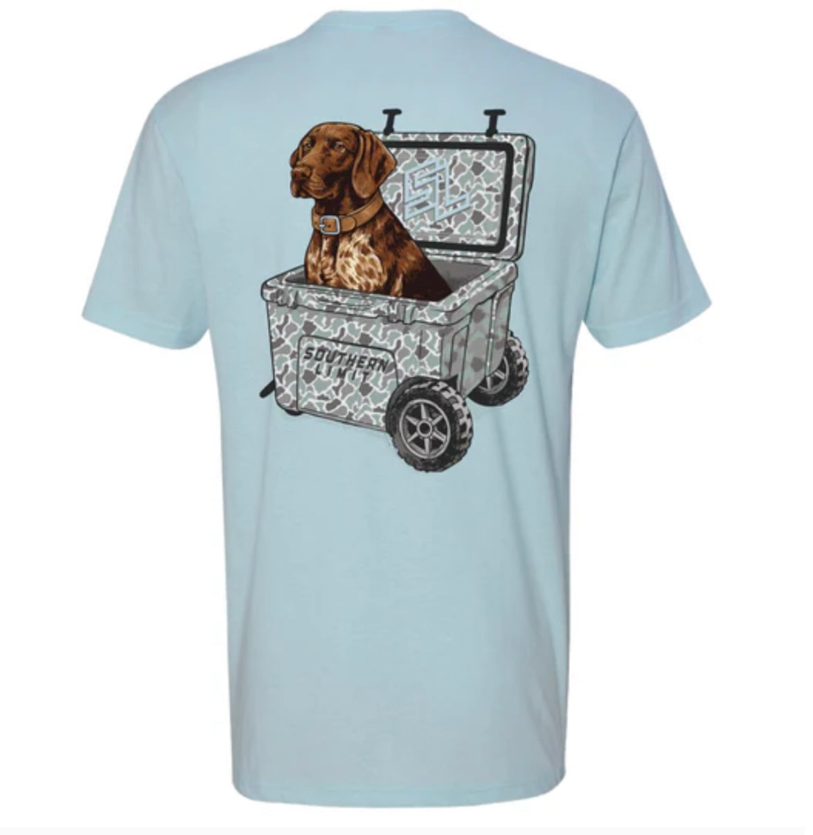 Southern Limit Light Blue Dog Cooler