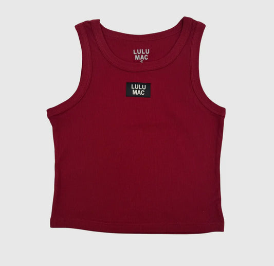 Maroon Lulu Mac Tank