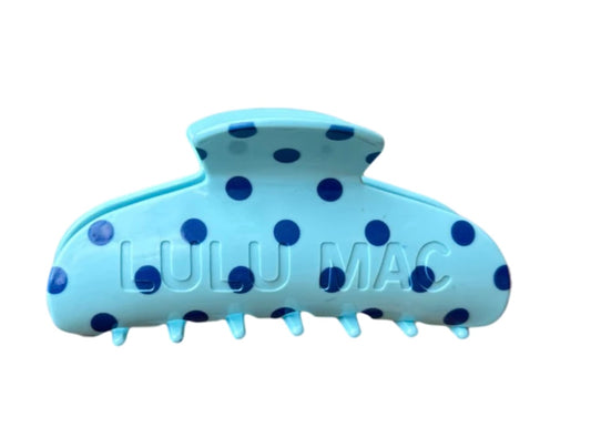 Lulu Mac Blue/Navy Dot Clip