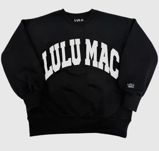 Black & White Lulu Mac Sweatshirt