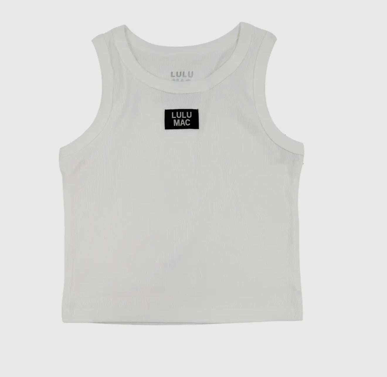 White Lulu Mac Tank