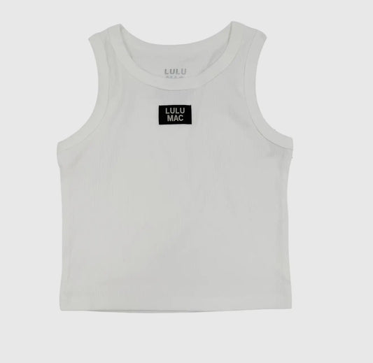 White Lulu Mac Tank