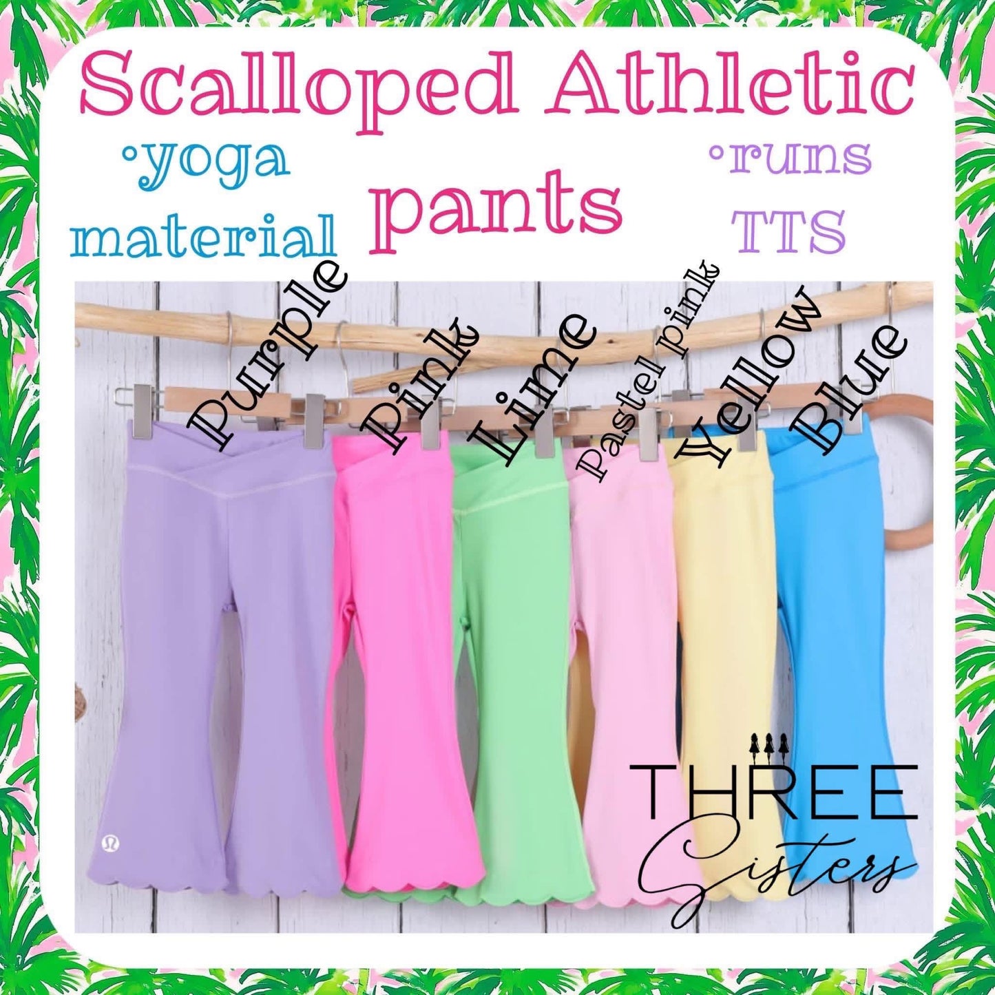 Kid’s Scalloped Yoga Pants