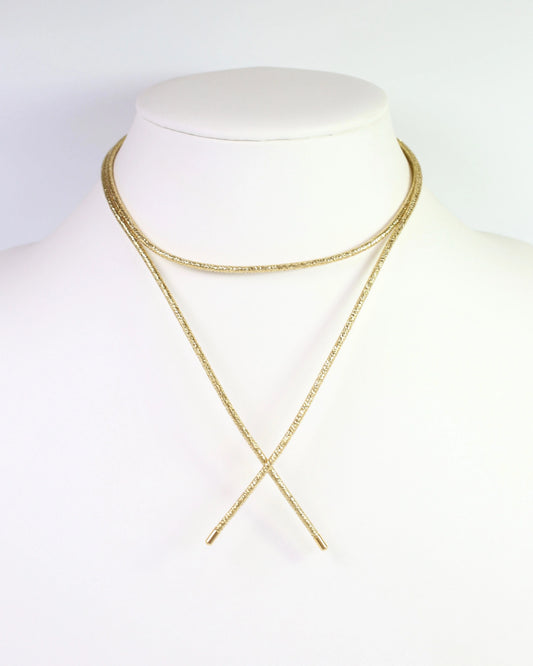 Gold Cord Necklace