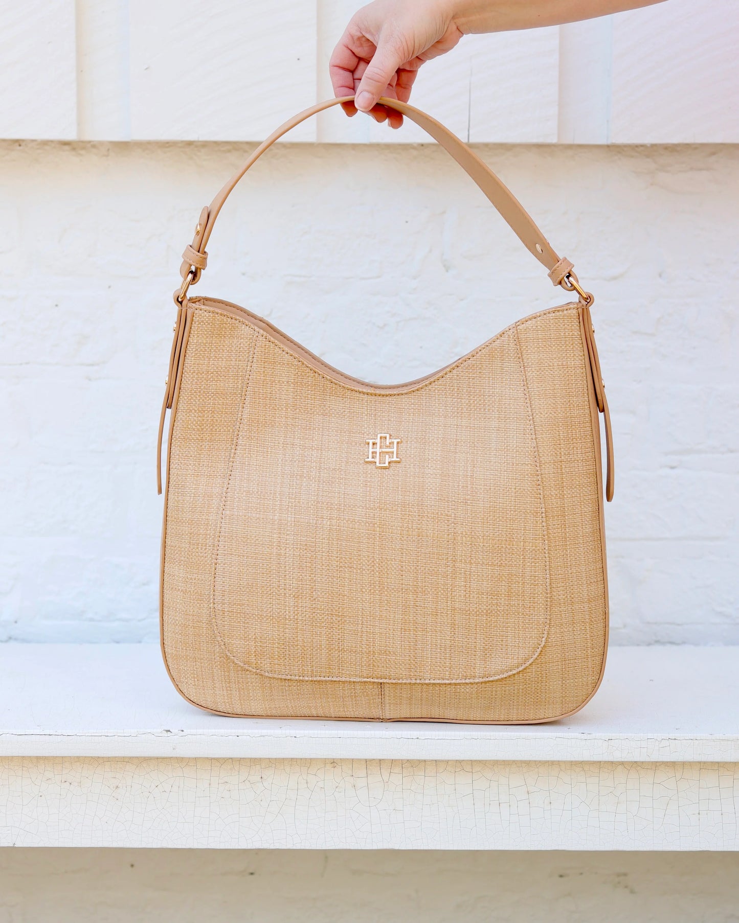 Caroline Hill Hadlee Bag Natural