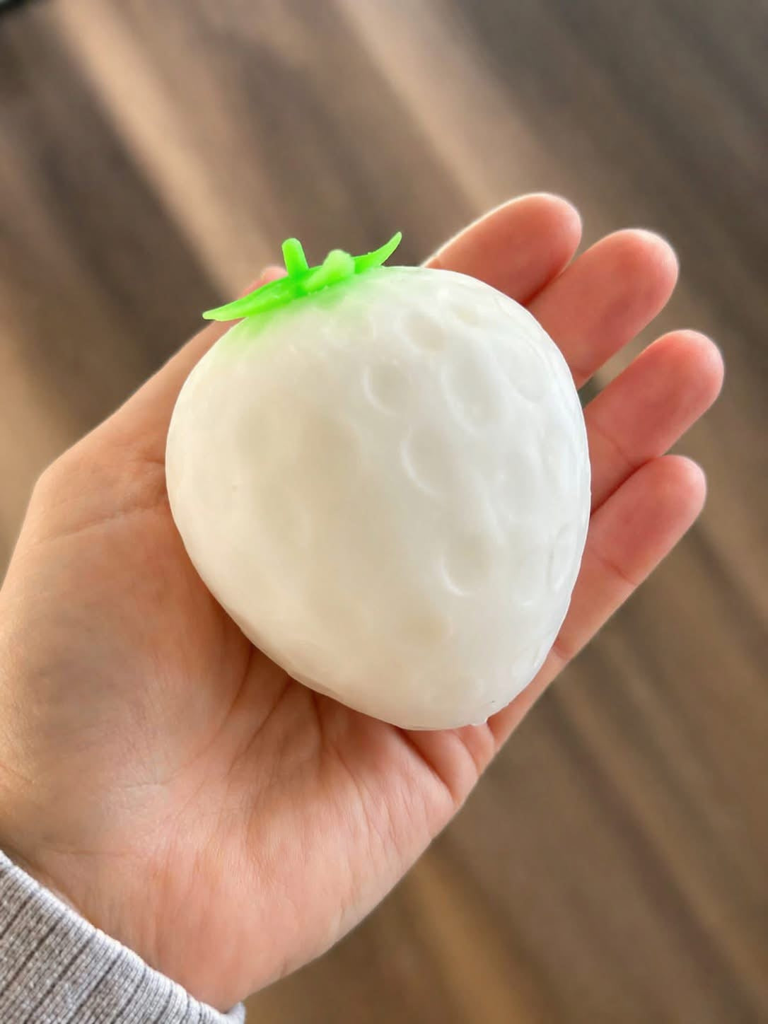 Color Changing Strawberry Squishy - changes colors in sunlight