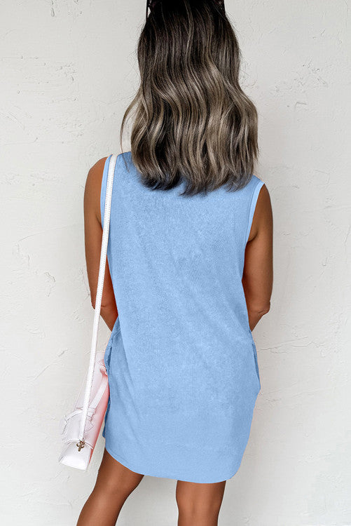 Mineral Washed Tank Dress