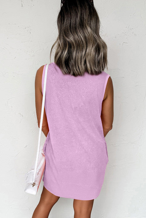 Mineral Washed Tank Dress