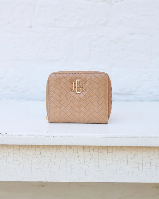 Caroline Hill Woven Tan Blakely Wallet