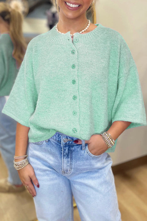 Green Cardigan