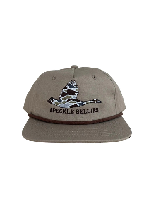 Camo Goose Speckle Bellies Rope Hat