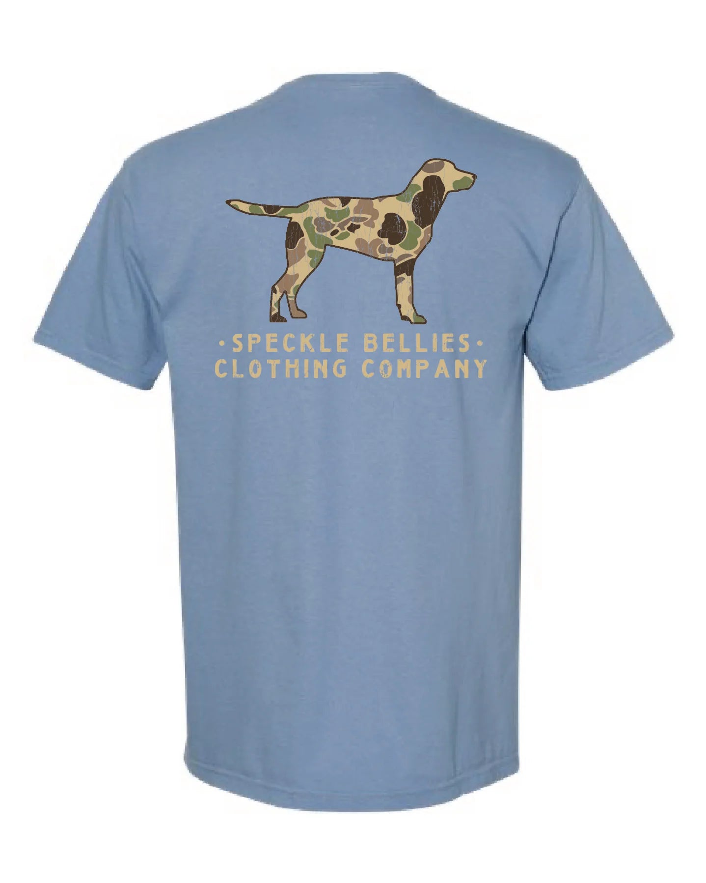 Youth Camo Dog Speckle Bellies Tee