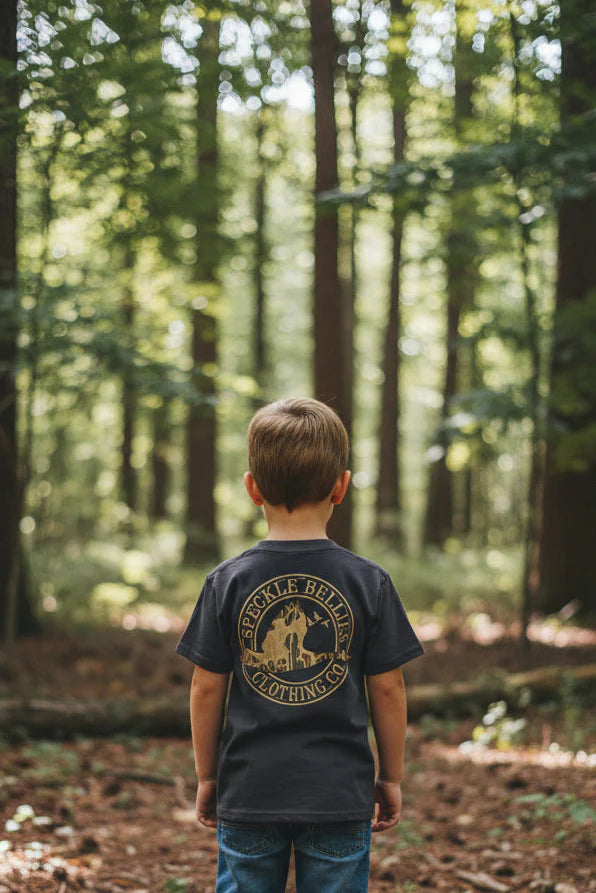 Youth Camo Speckle Bellies Logo Tee