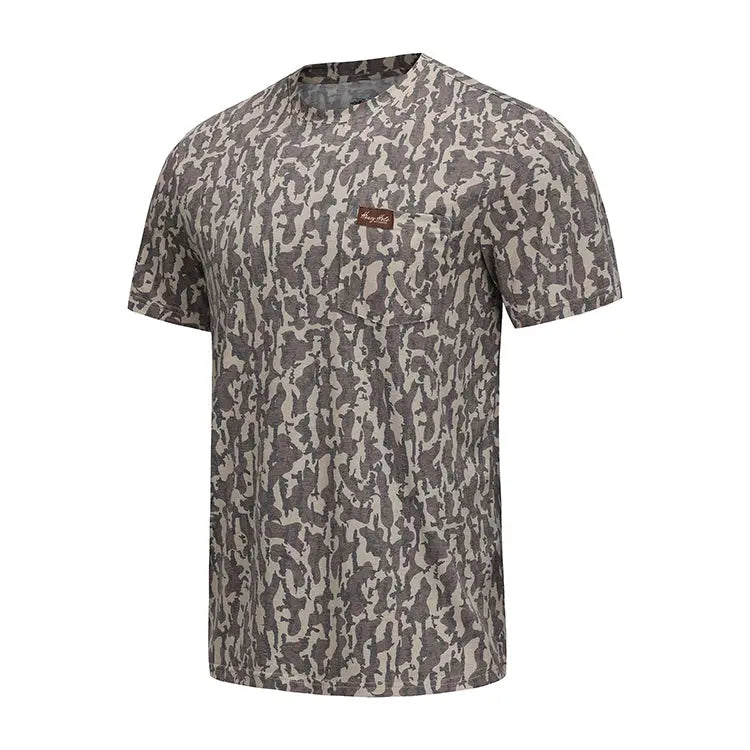 Honey Hole Brown Camo Pocket Tee