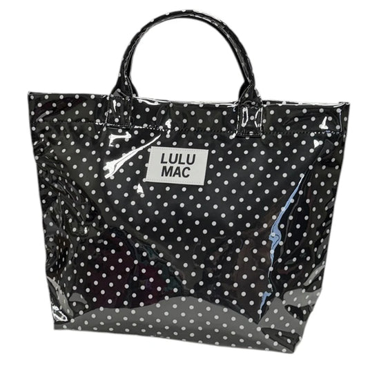 Lulu Mac Black/White Dot Tote Bag