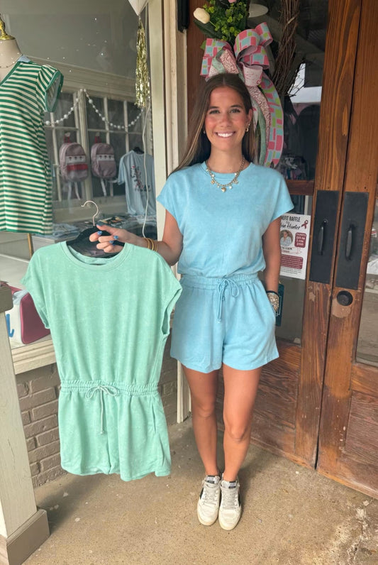 Blue Romper