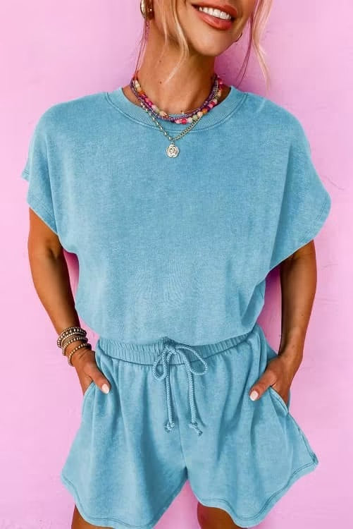 Blue Romper