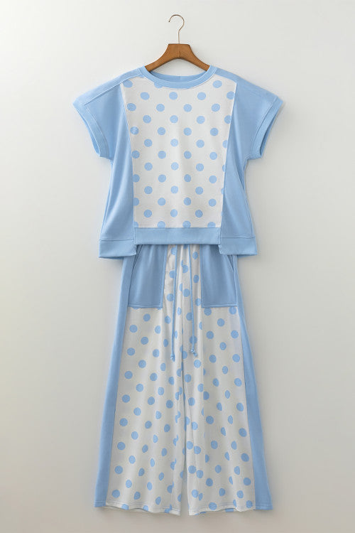 Polka Dot Pant Set