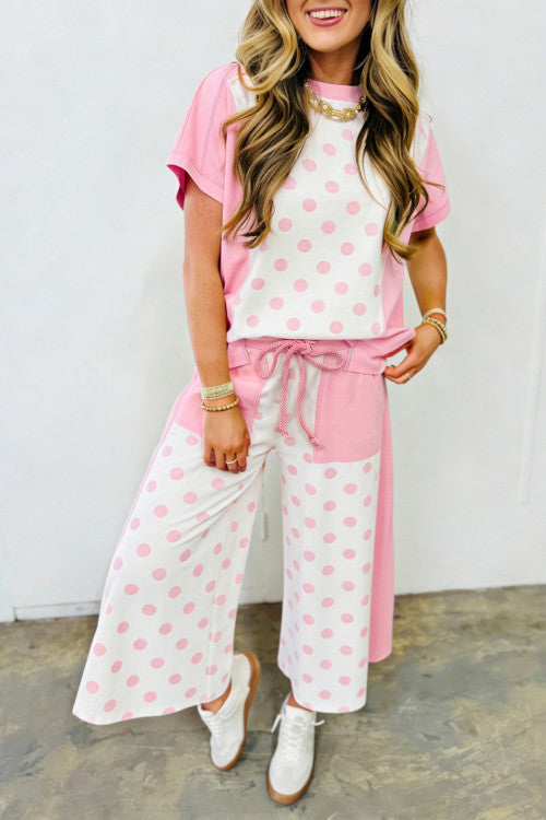 Polka Dot Pant Set