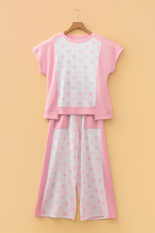 Polka Dot Pant Set
