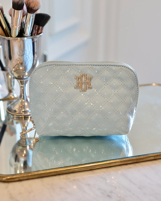 Caroline Hill Light Blue Makeup Pouch