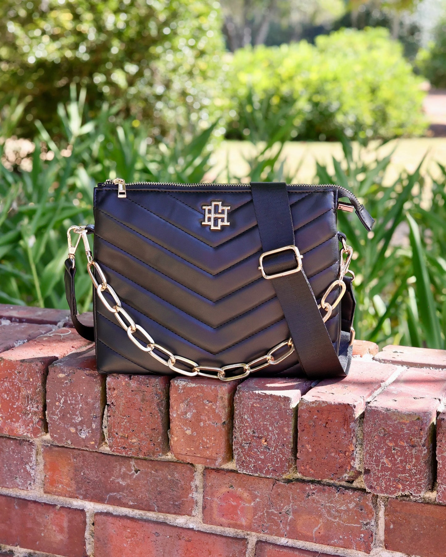 Caroline Hill Black Ariana Crossbody