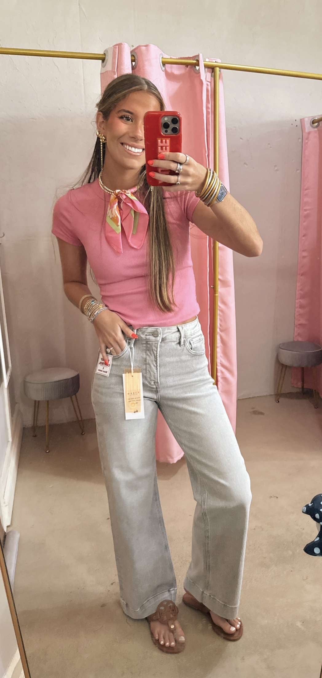 Risen Light Grey Jeans