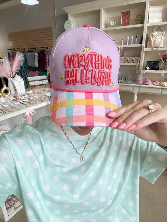 Everything Hallelujah Embroidered Hat
