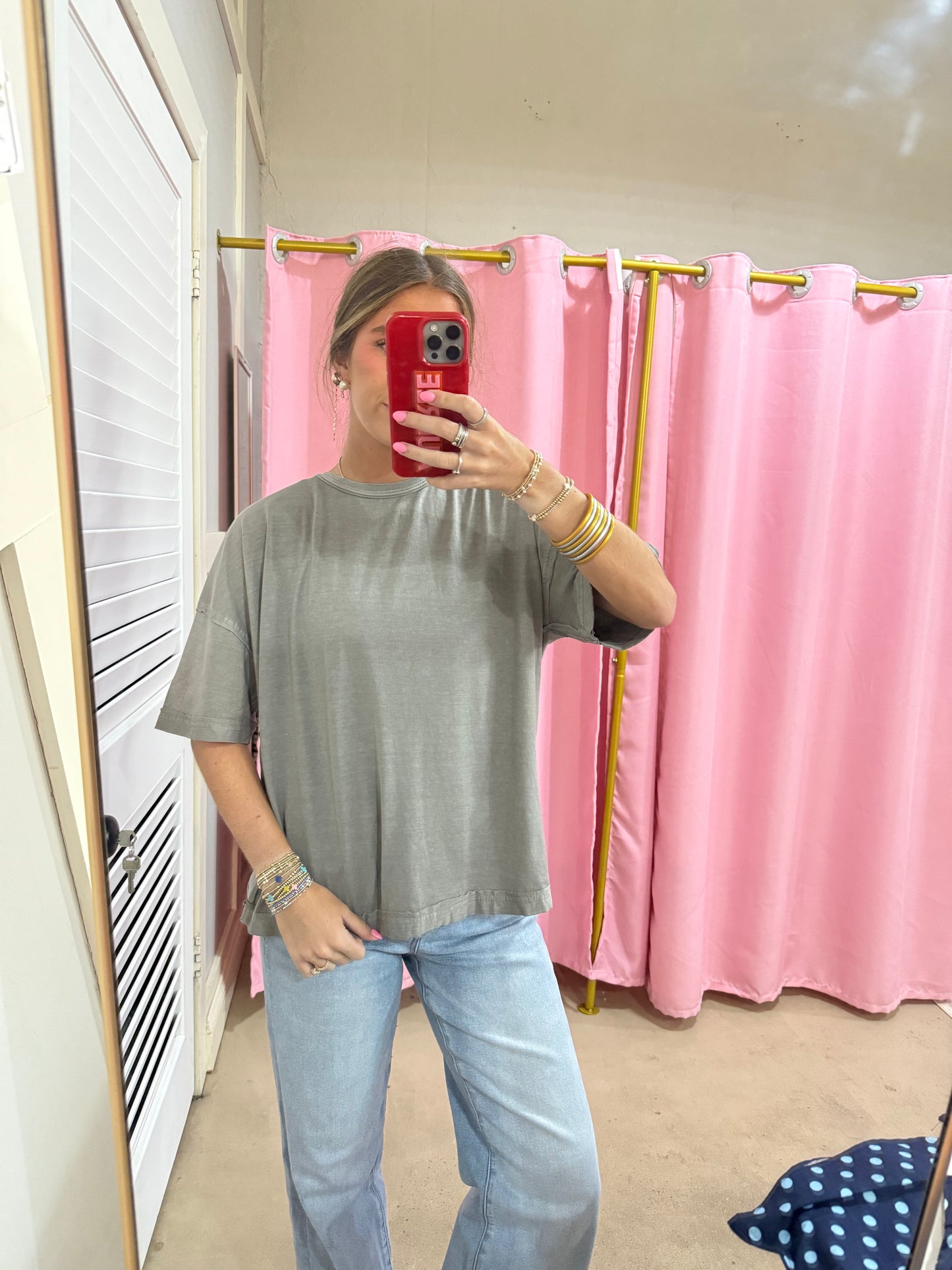 Grey Simple Tee