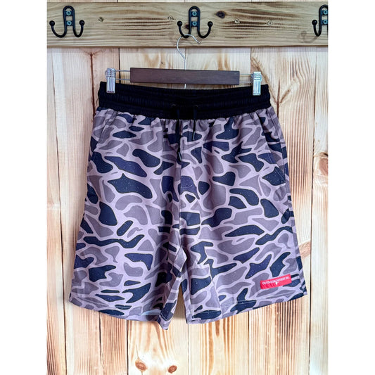 Brown Camo Outdoor Odyssey Mens Shorts