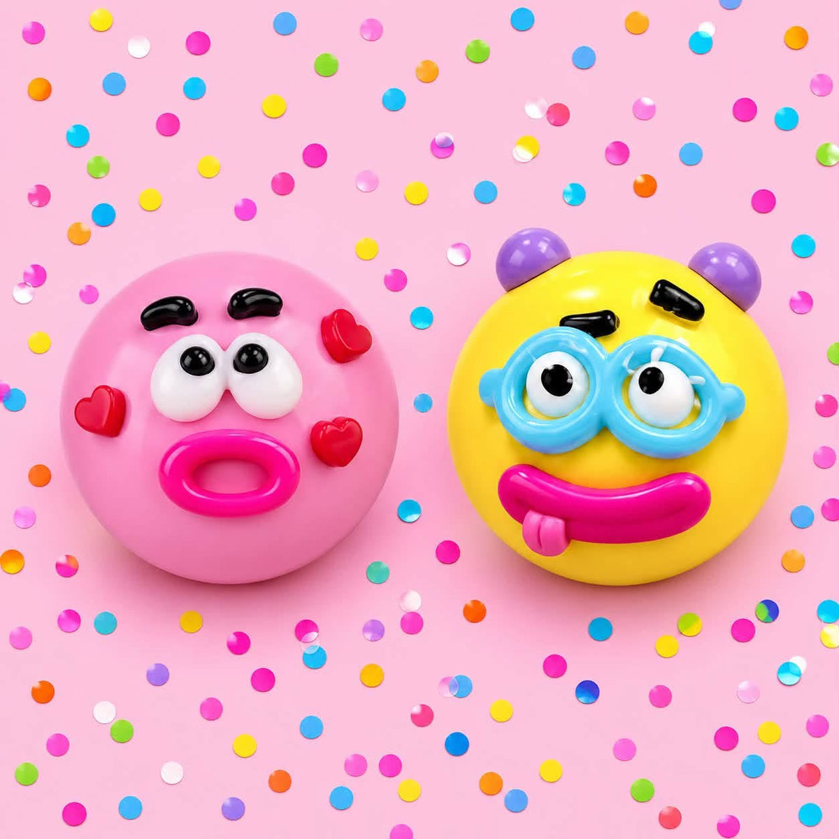 Smusher Squishy - face pieces can be removed and replaced