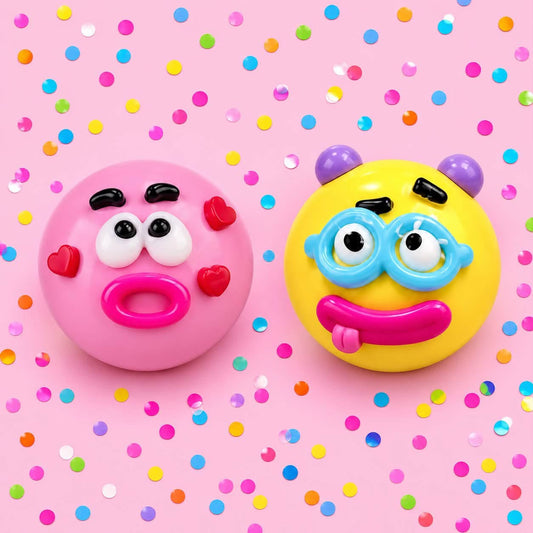 Smusher Squishy - face pieces can be removed and replaced