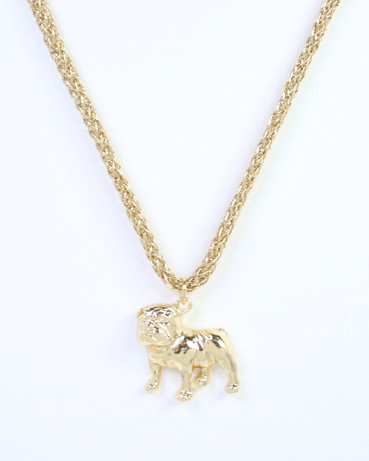 Caroline Hill Dog Gold Cord Necklace