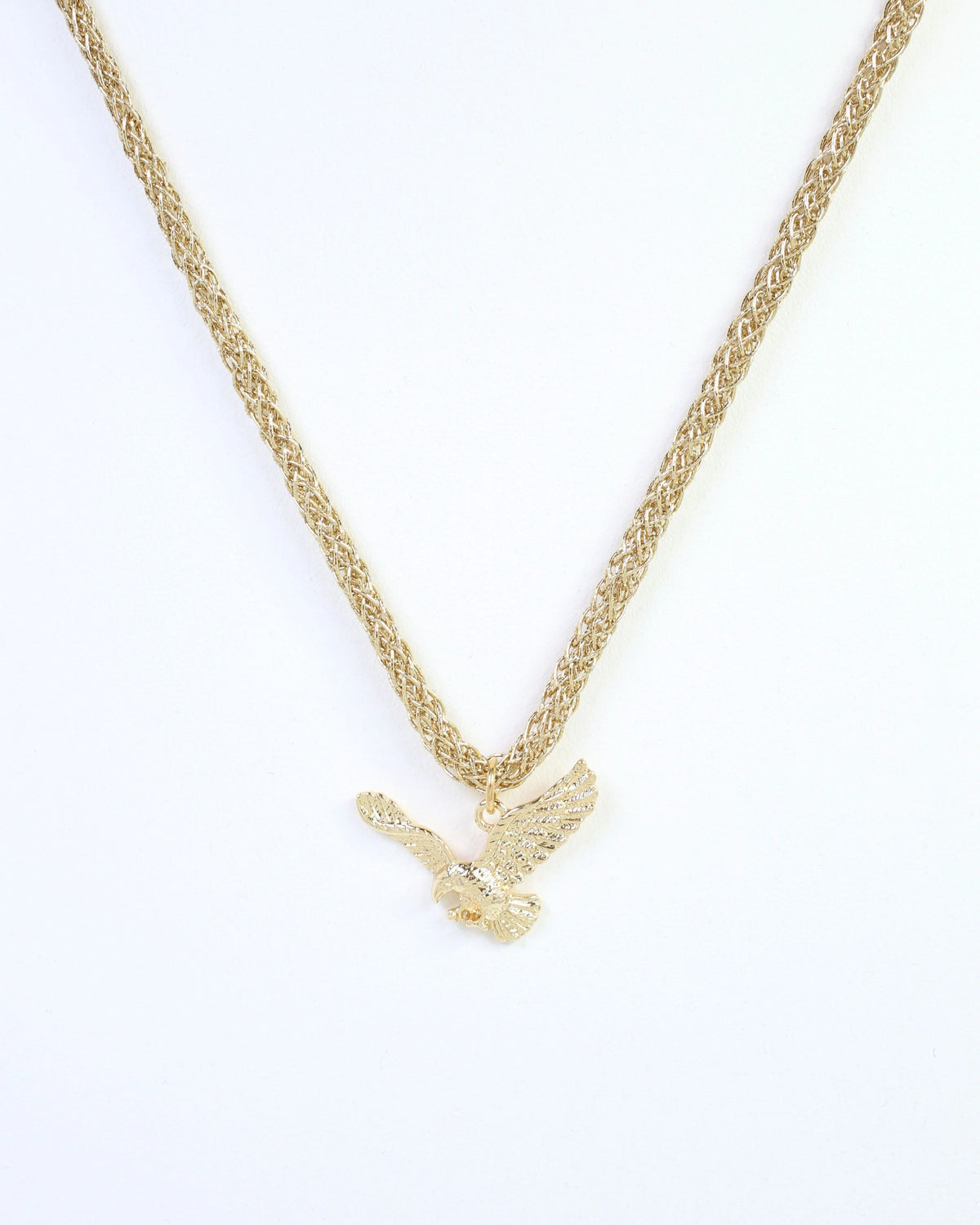 Caroline Hill Eagle Gold Cord Necklace